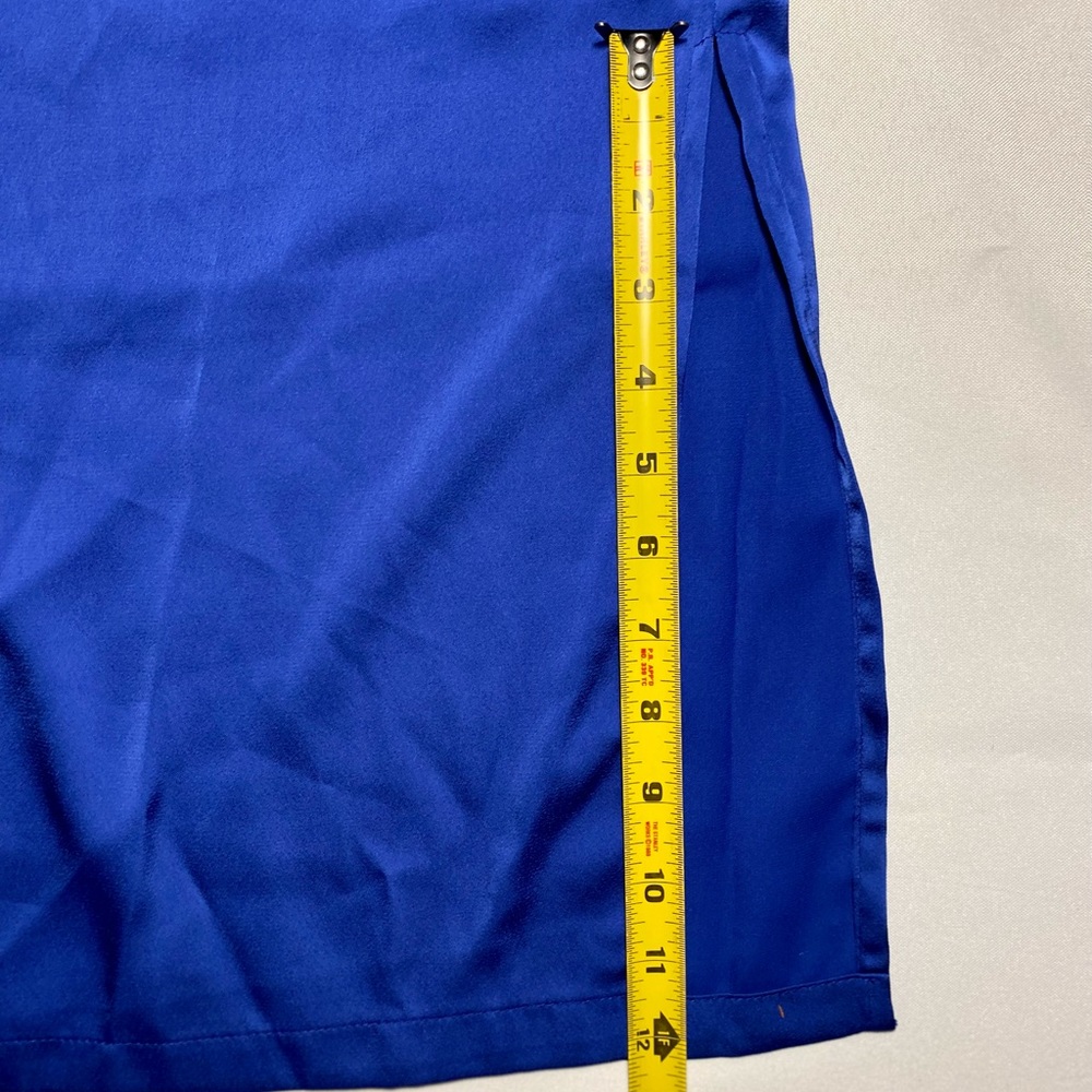 Shinestar Satin Split Hem Cami
Dress Royal Blue - Picture 15 of 15